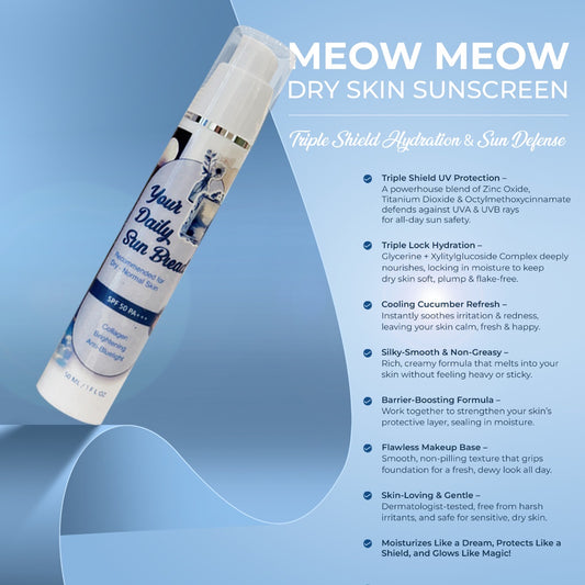 Meowmeow’s Your Daily Sun Bread Spf50 Pa+++ ( For Dry-Normal Skin)