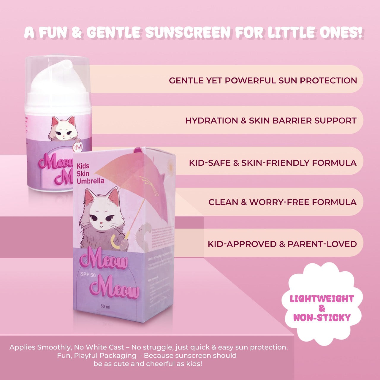 Meowmeows Kid’s Skin Umbrella Spf50