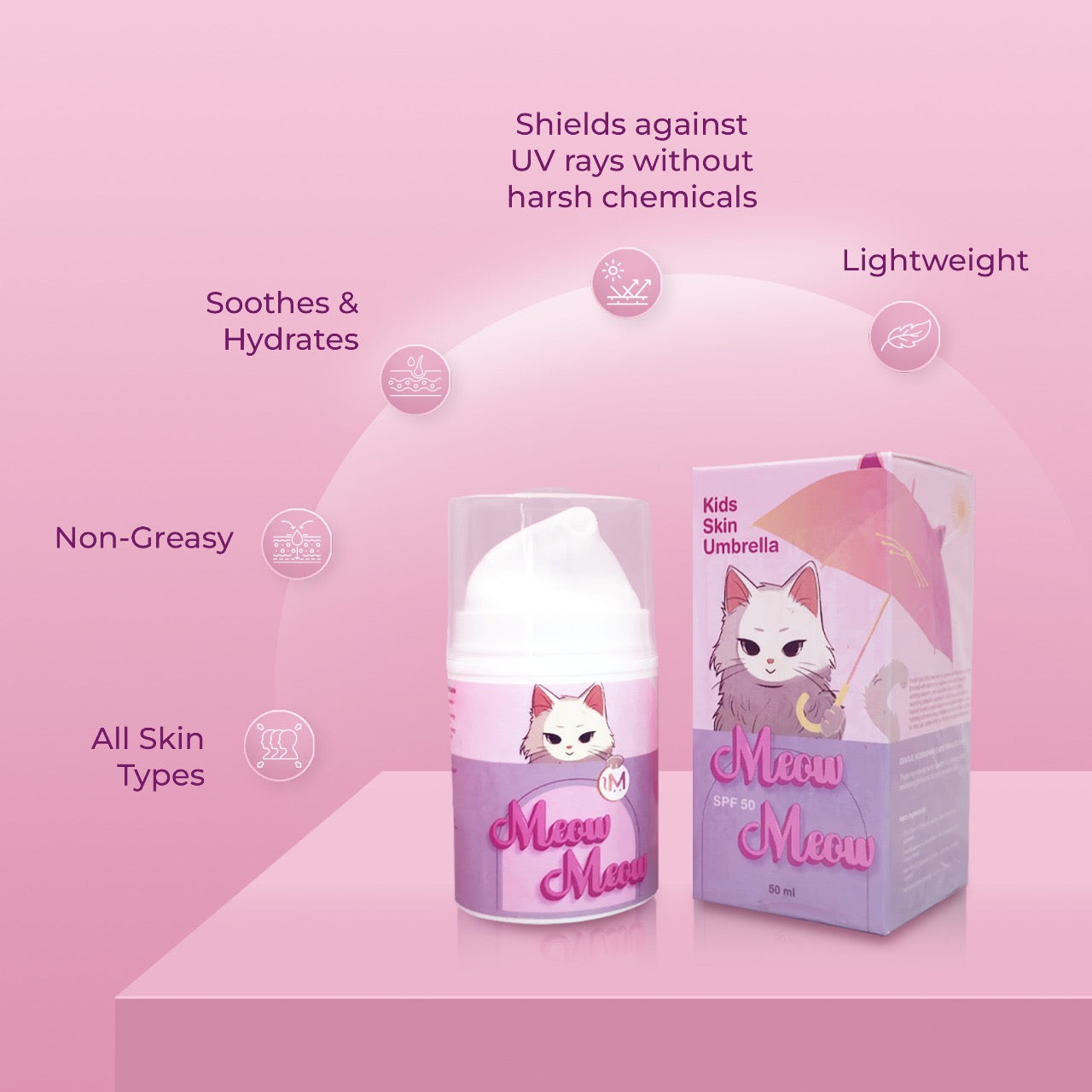 Meowmeows Kid’s Skin Umbrella Spf50